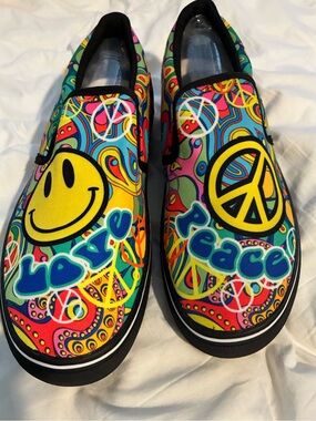 Yes We Vibe Multicolor Slip-On Sneakers
